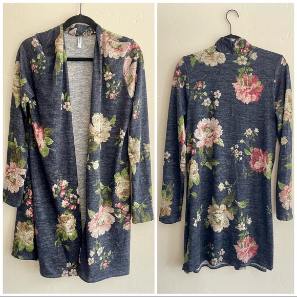 Cool Melon Floral Cardigan | Poshmark